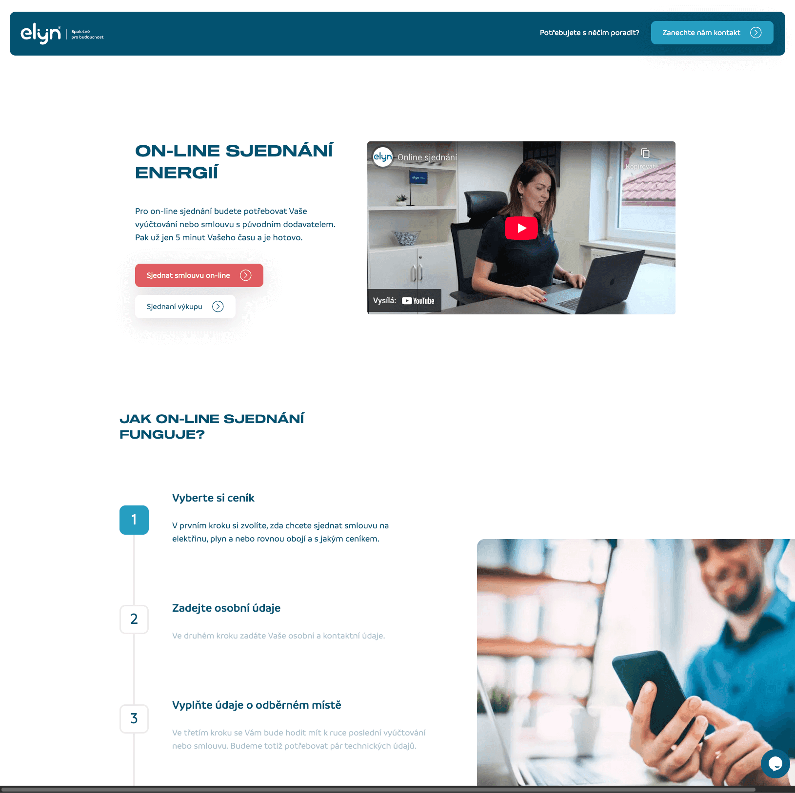 Online sjednání - úvod