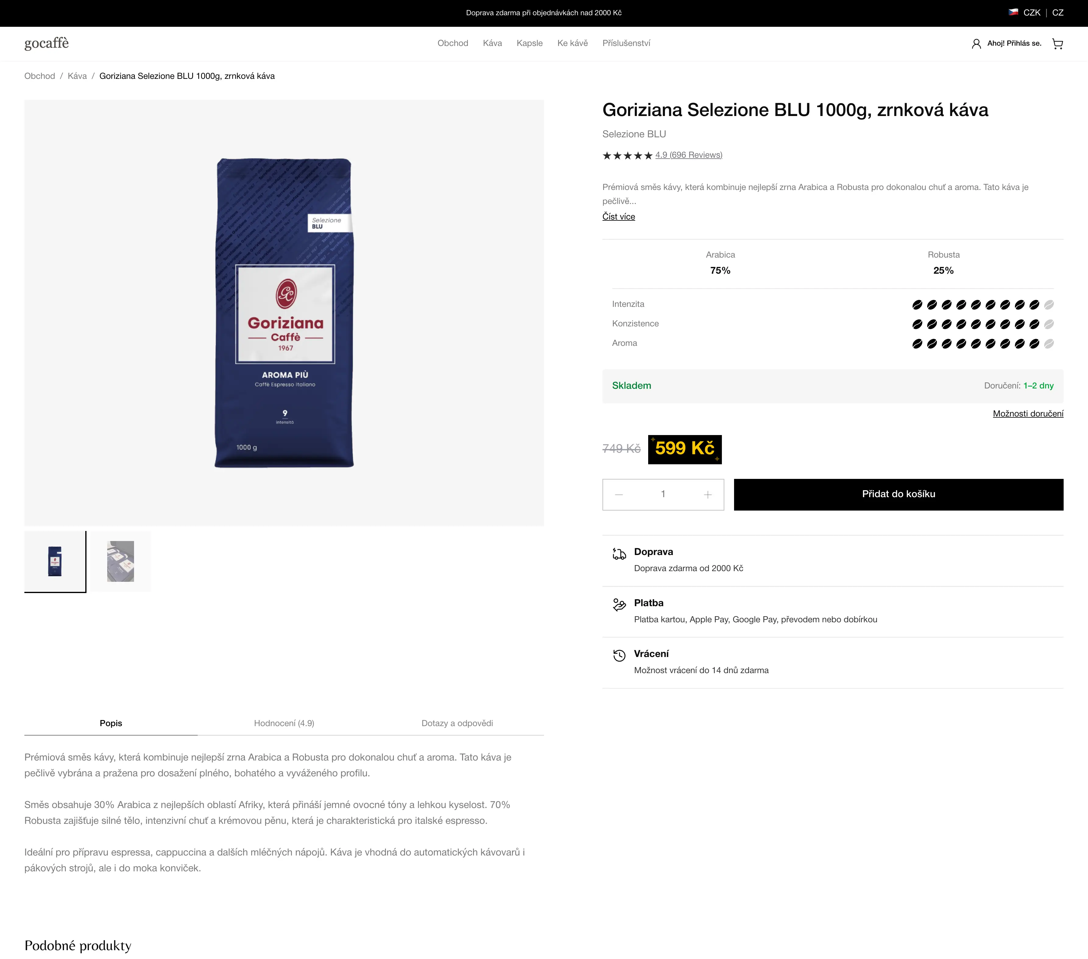 Katalog produktů - filtry