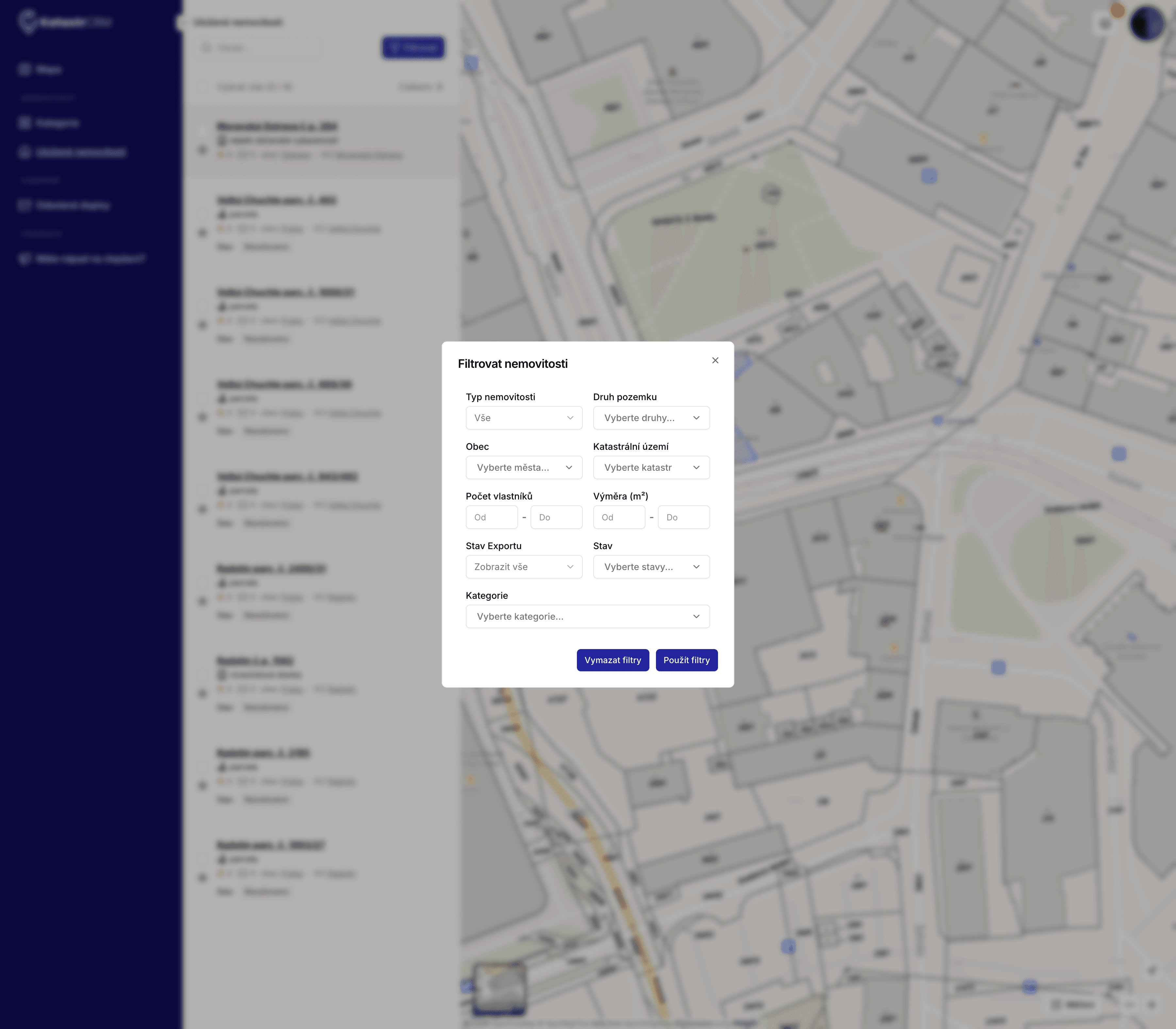 CRM - detail nemovitosti