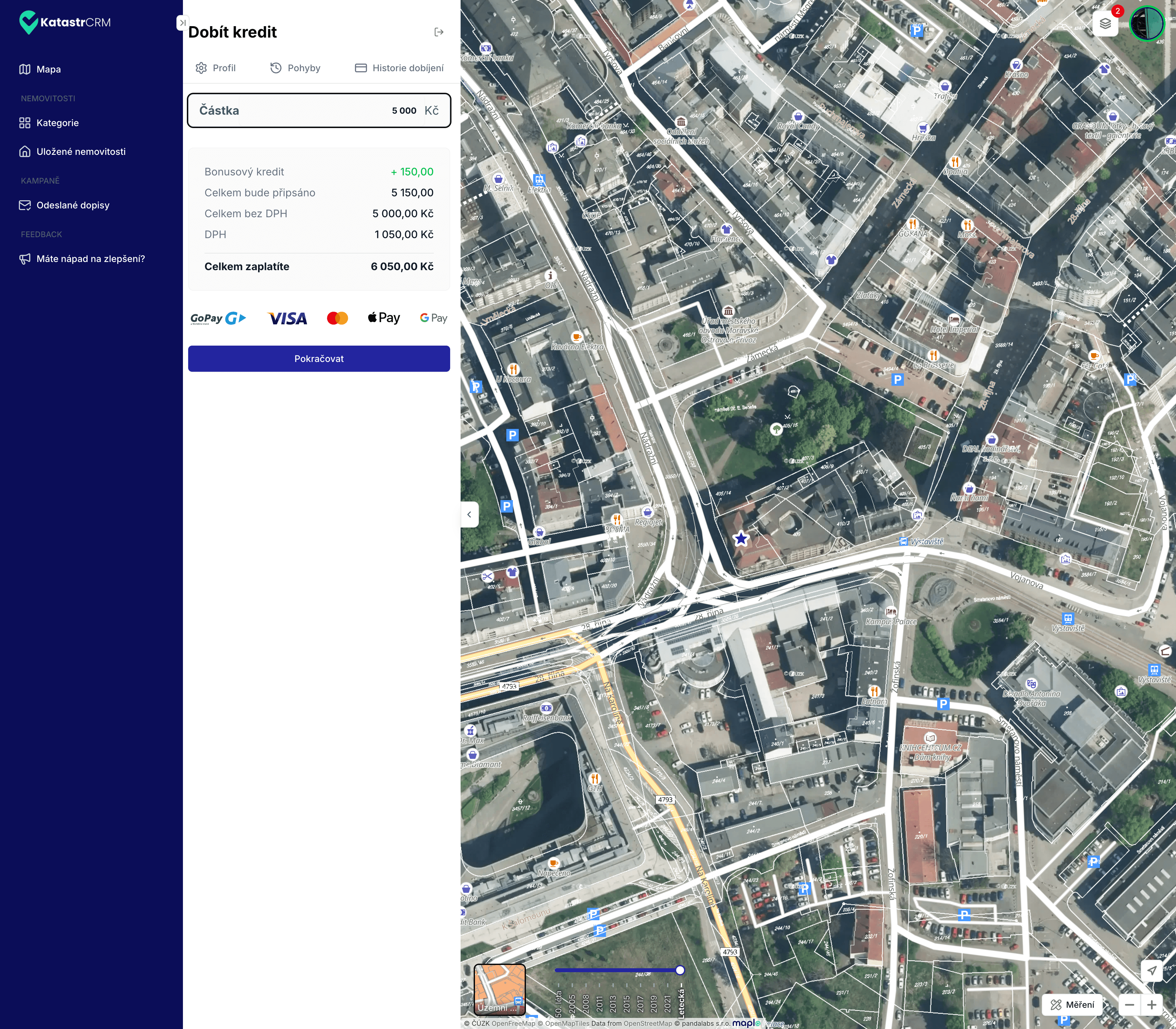 CRM - pokročilé filtry